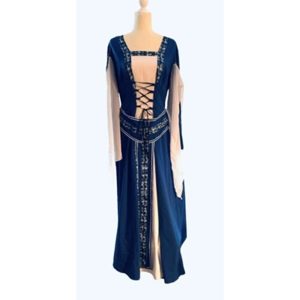 Plus Size Renaissance Gown, Ren Faire Medieval Dress, LARP Costume SCA Cosplay